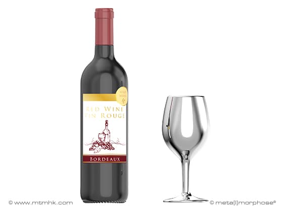 Insignă Fashion Wine & Wineglass - Tube image